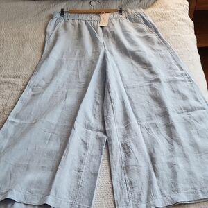NWT Vineyard Vines Light Blue LINEN pants Sz Large